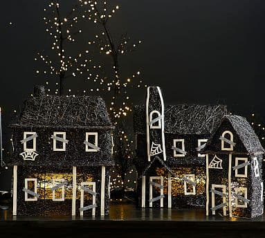 Lit Rattan Haunted House