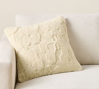 Floral Wool Pillow