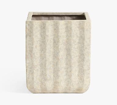 Modern Fluted Square Planters