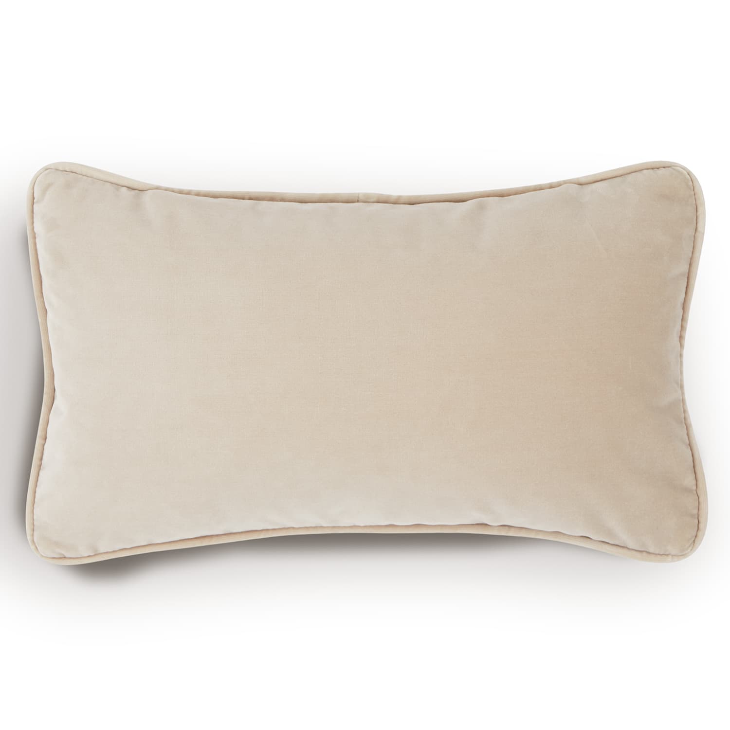 Lucca Velvet Small Pillow - Plush Pacific Taupe
