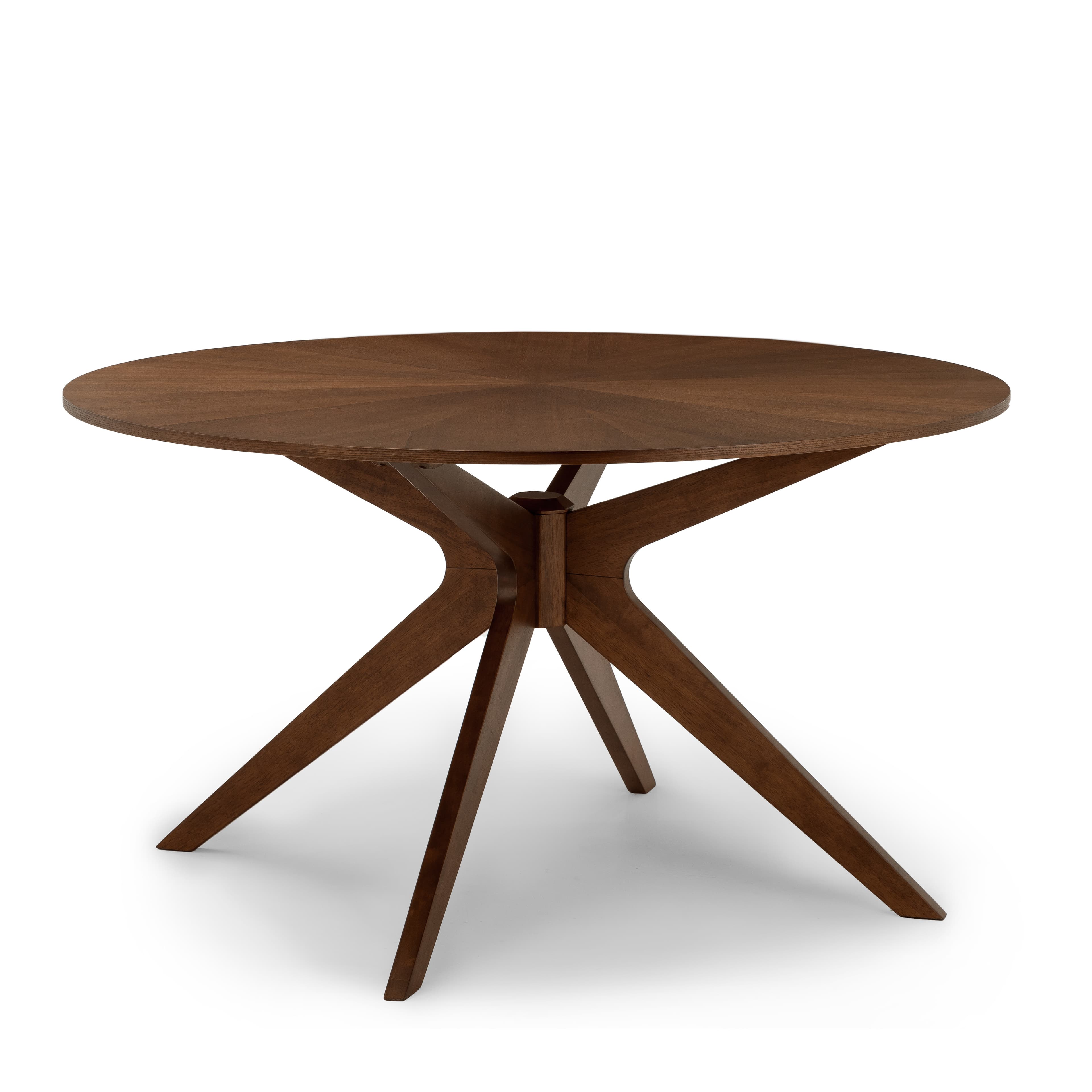 Conan 54" Round Dining Table - Walnut